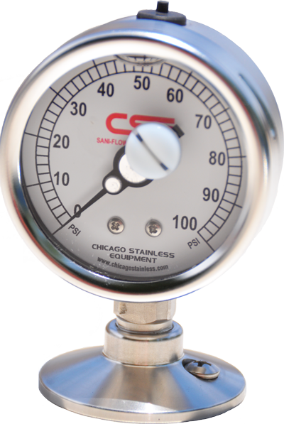 glycol pressure gauge