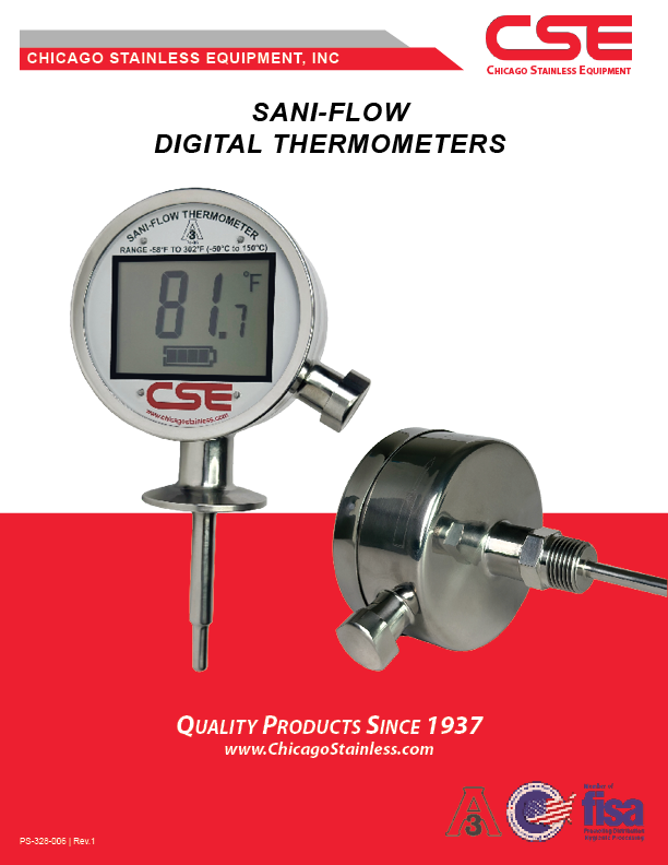 Digital Thermometer Brochure